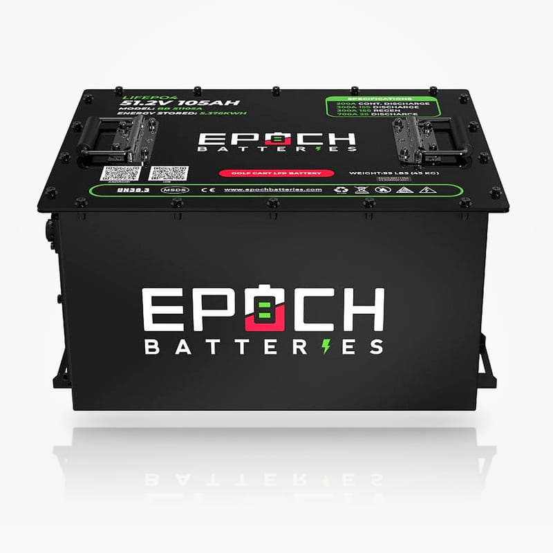 EPOCH 48V 105Ah Golf Cart Battery Complete Kit - Lithium (LiFePO4) (1 of 10)
