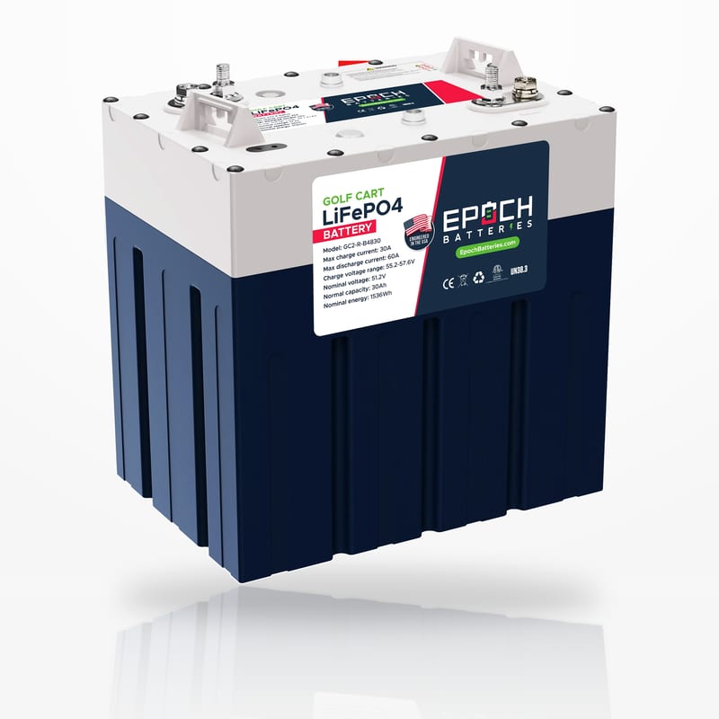 EPOCH 48V 30Ah (1.54kWh) GC2 - Golf Cart LiFePO4 Lithium Battery (1 of 4)