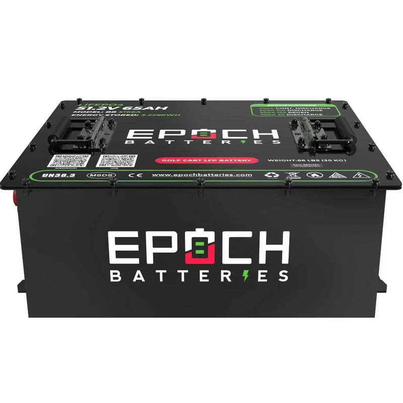 EPOCH 48V 65Ah Golf Cart Battery Complete Kit - Lithium (LiFePO4) (1 of 4)