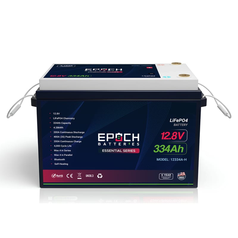 EPOCH 12V 334Ah Essential Series LiFePO4 Battery (1 of 2)
