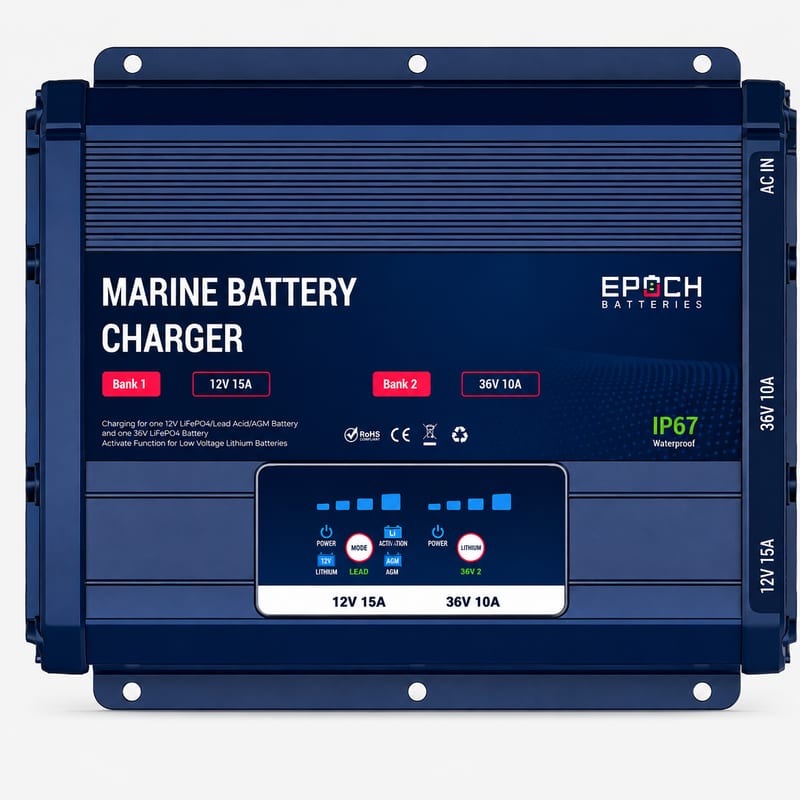 EPOCH 12V & 36V Onboard Marine Lithium Battery Charger (1 of 7)