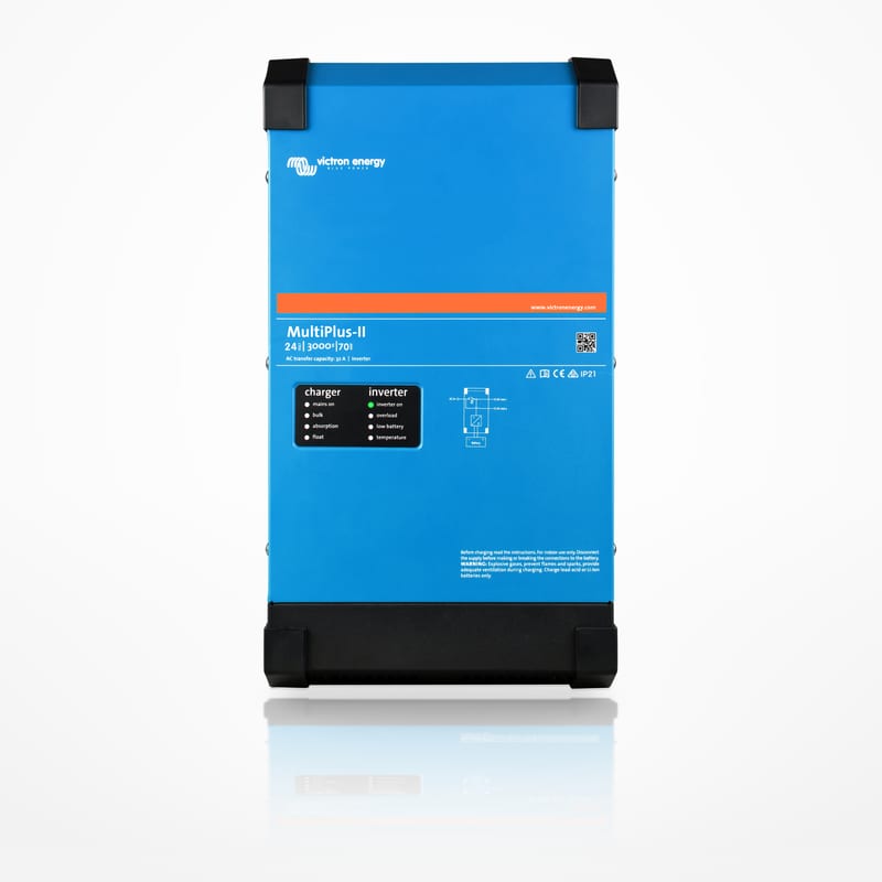 Victron MultiPlus-II 24/3000/70-50 120V (UL 458) Inverter Charger – 3000W Pure Sine Wave Inverter & 70A Charger for RV Marine & Off-Grid (1 of 2)