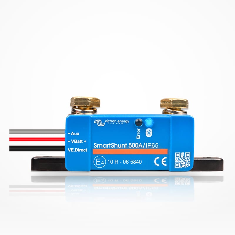 Victron SmartShunt 500A/50mV IP65 Bluetooth Battery Monitor – Waterproof Smart Battery Shunt for RV Marine & Solar Systems (1 of 7)