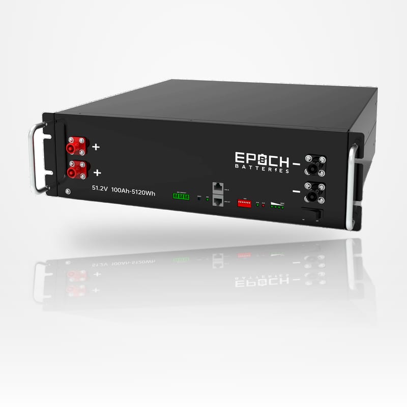EPOCH 48V 100Ah (5.12kWh) - Self-Heating Server Rack Lithium Battery (1 of 4)
