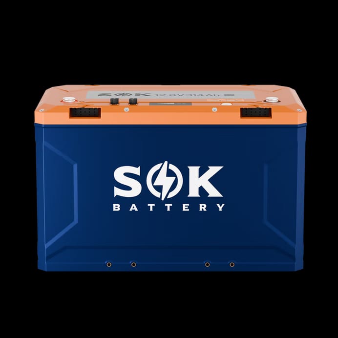 SOK 12V 314Ah LiFePO4 Battery - plastic box, Bluetooth, heating pad, Victron comms (1 of 4)