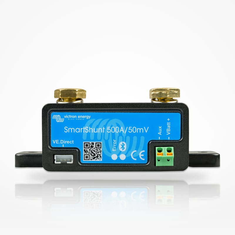 Victron SmartShunt 500A/50mV Bluetooth Battery Monitor – Smart Battery Shunt for RV Solar Marine & Off-Grid Systems (1 of 6)