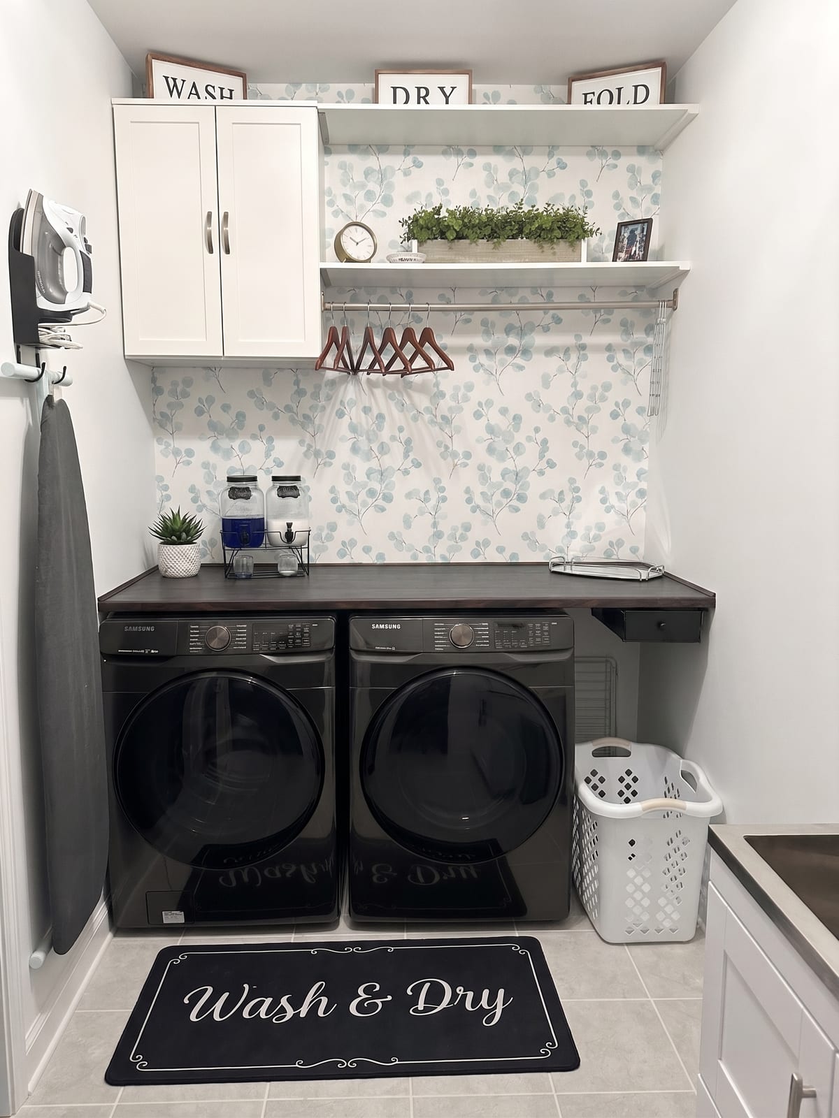 From Basic to Beautiful: A Laundry Room Transformation